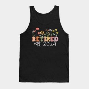 Retired 2024 Retirement For Women 2024 Wildflower Tank Top